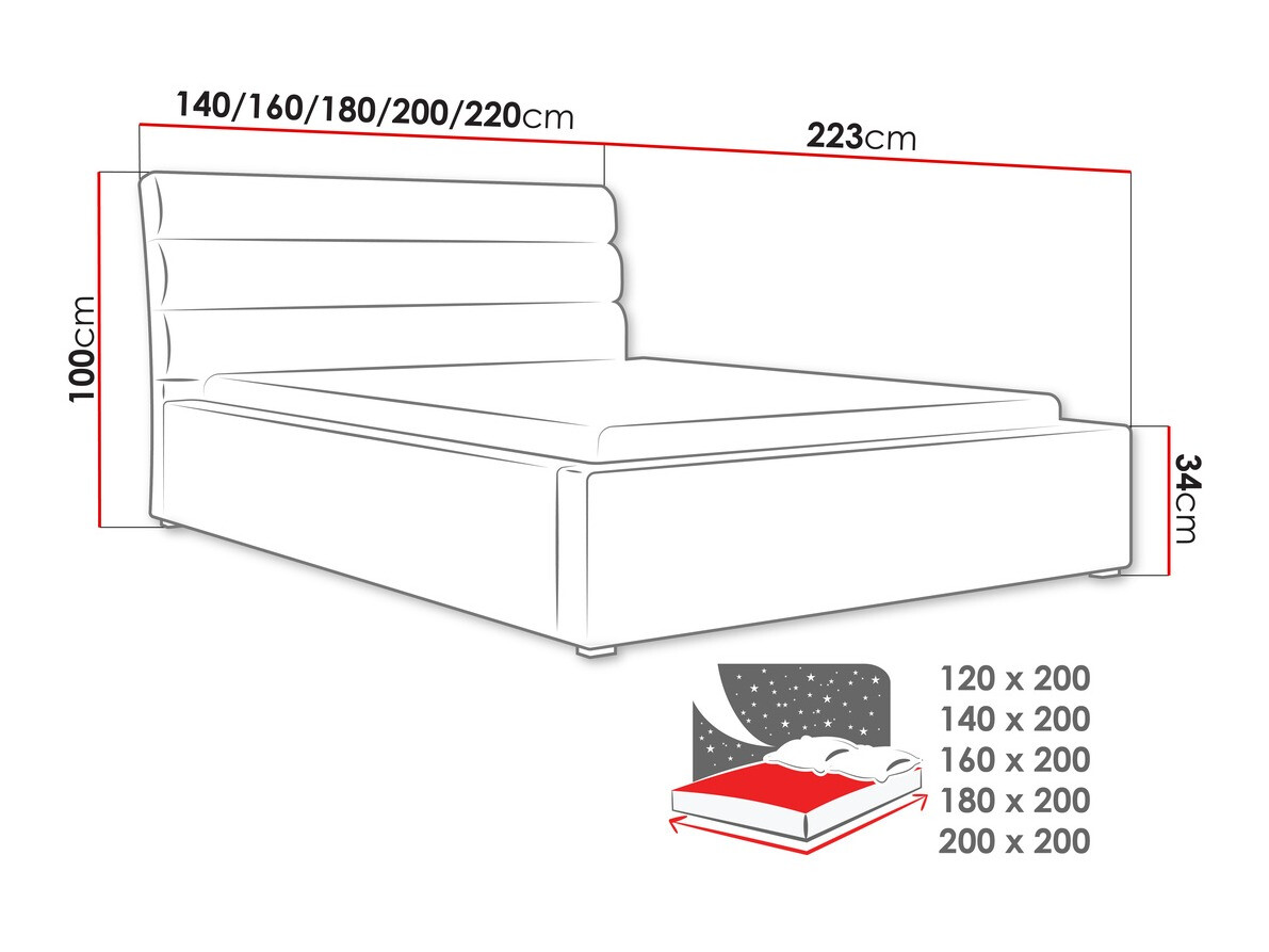 Bed Pomona 110 (Victoria 14 865)