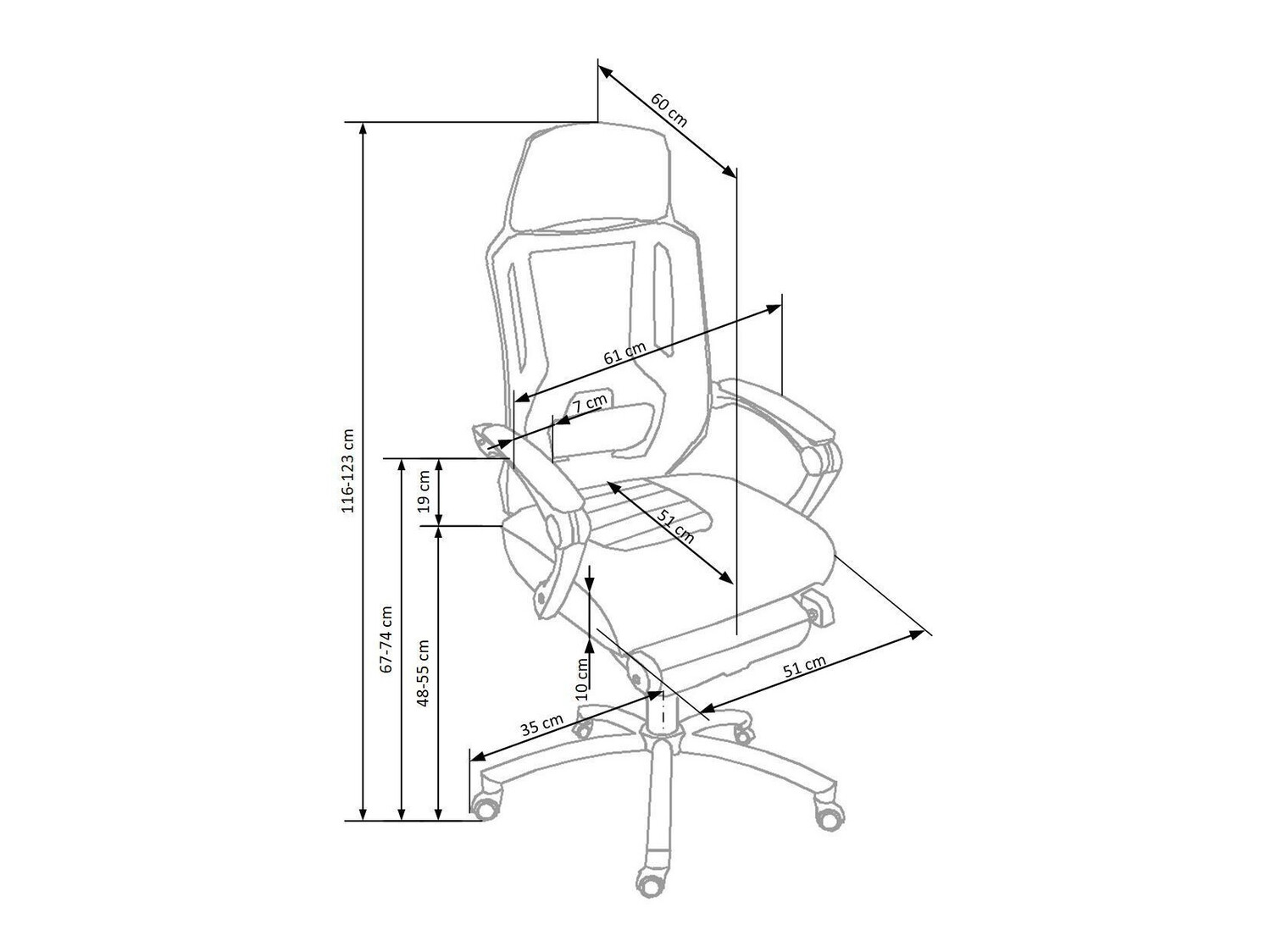 Bureaustoel Houston 495