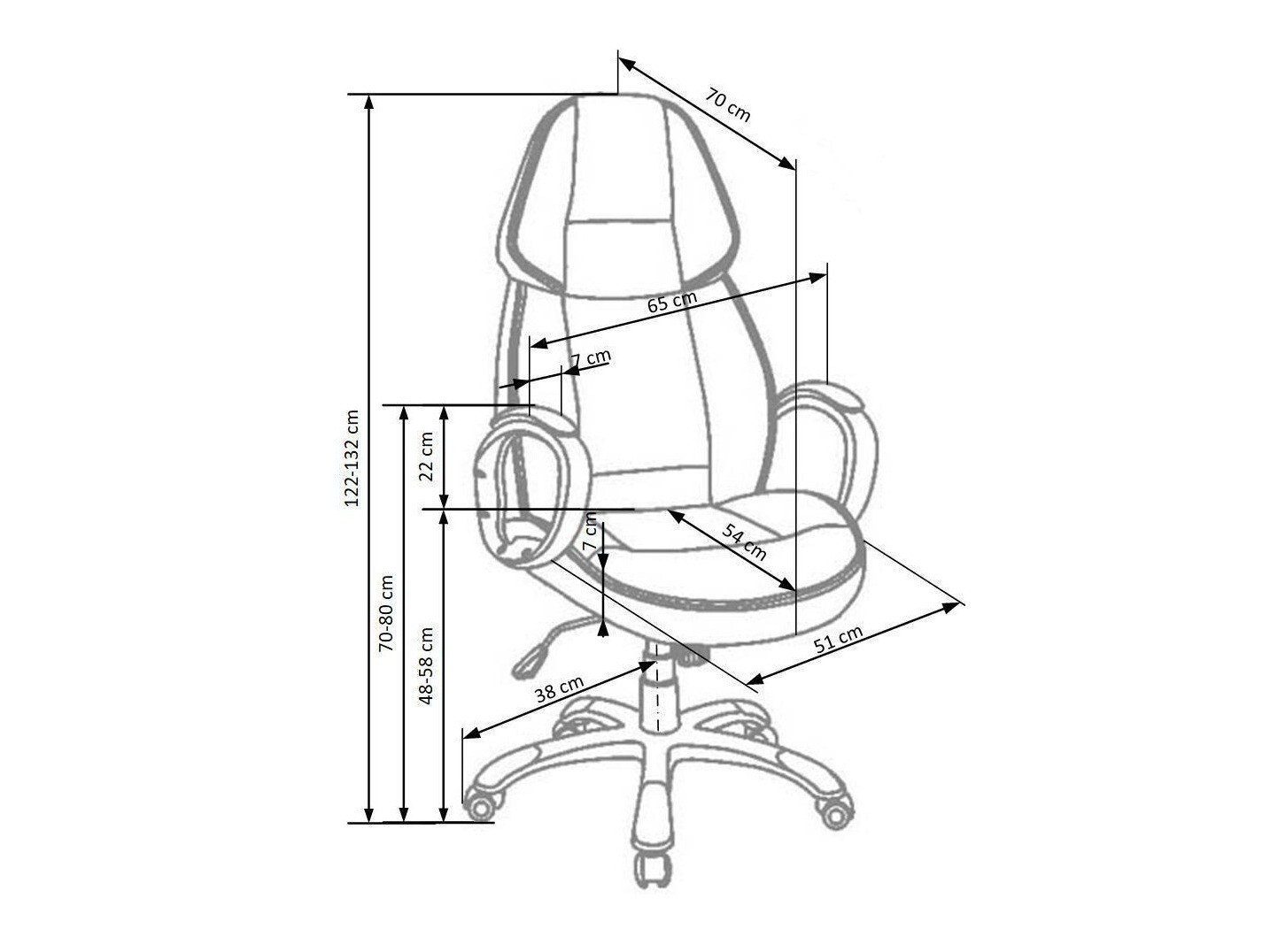 Bureaustoel Houston 193