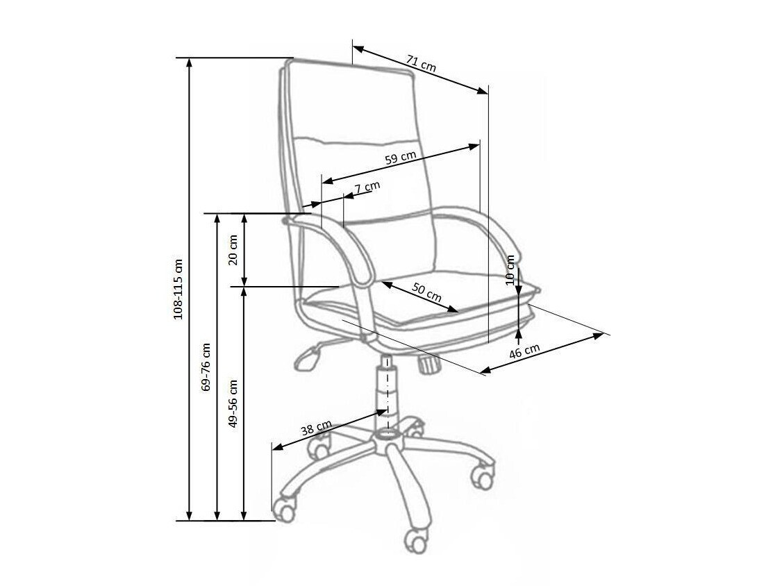 Bureaustoel Houston 195