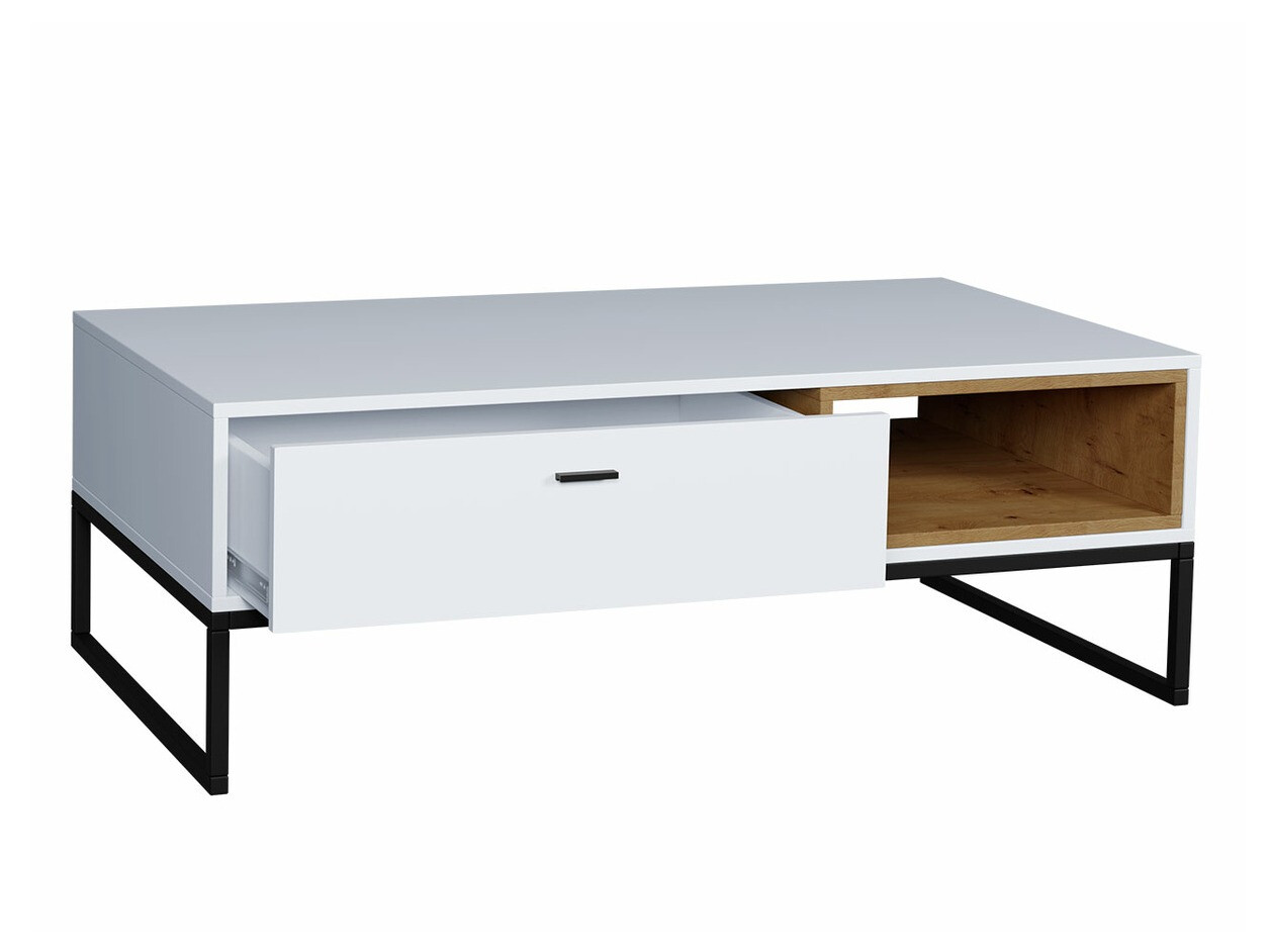 Woonkamerset Baltesi 108 (Wit + Artisan eiken)