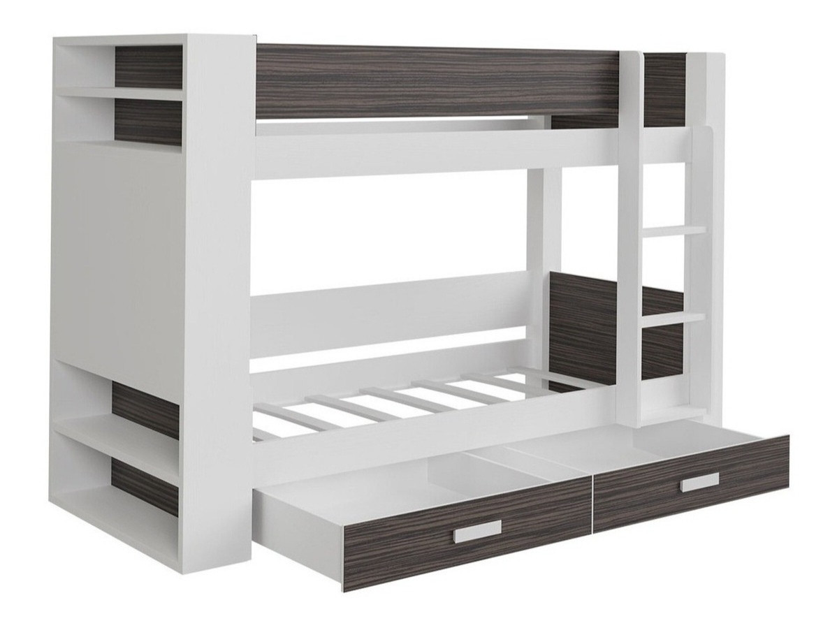 Stapelbed Henderson 141 (Wit + Blauw)