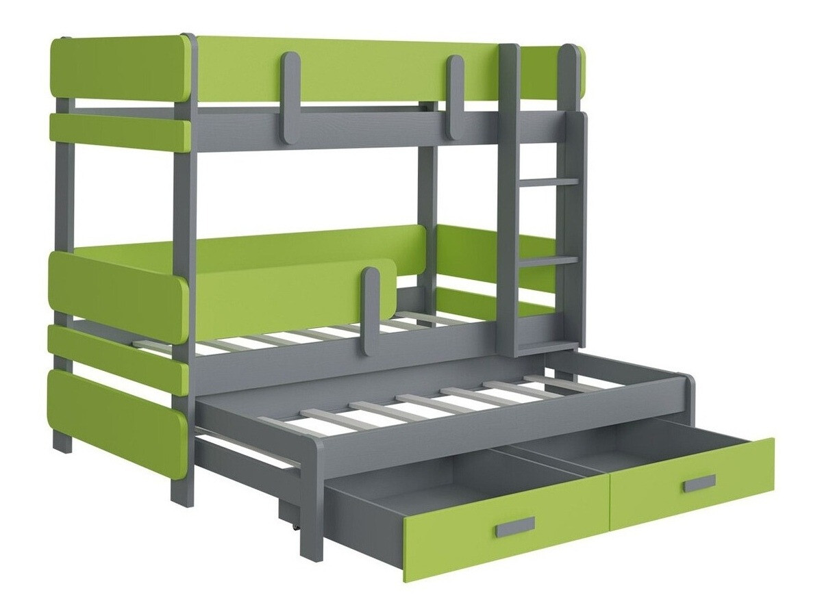 Stapelbed Henderson 146 (Wit + Eiken)