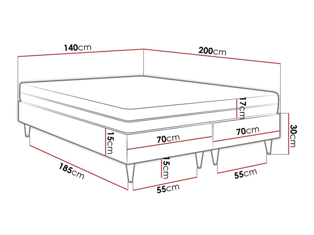 Boxspring Logan 109 (Manila 02)