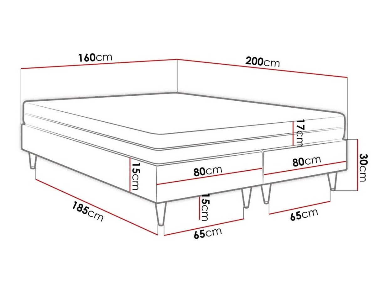 Boxspring Logan 109 (Manila 02)