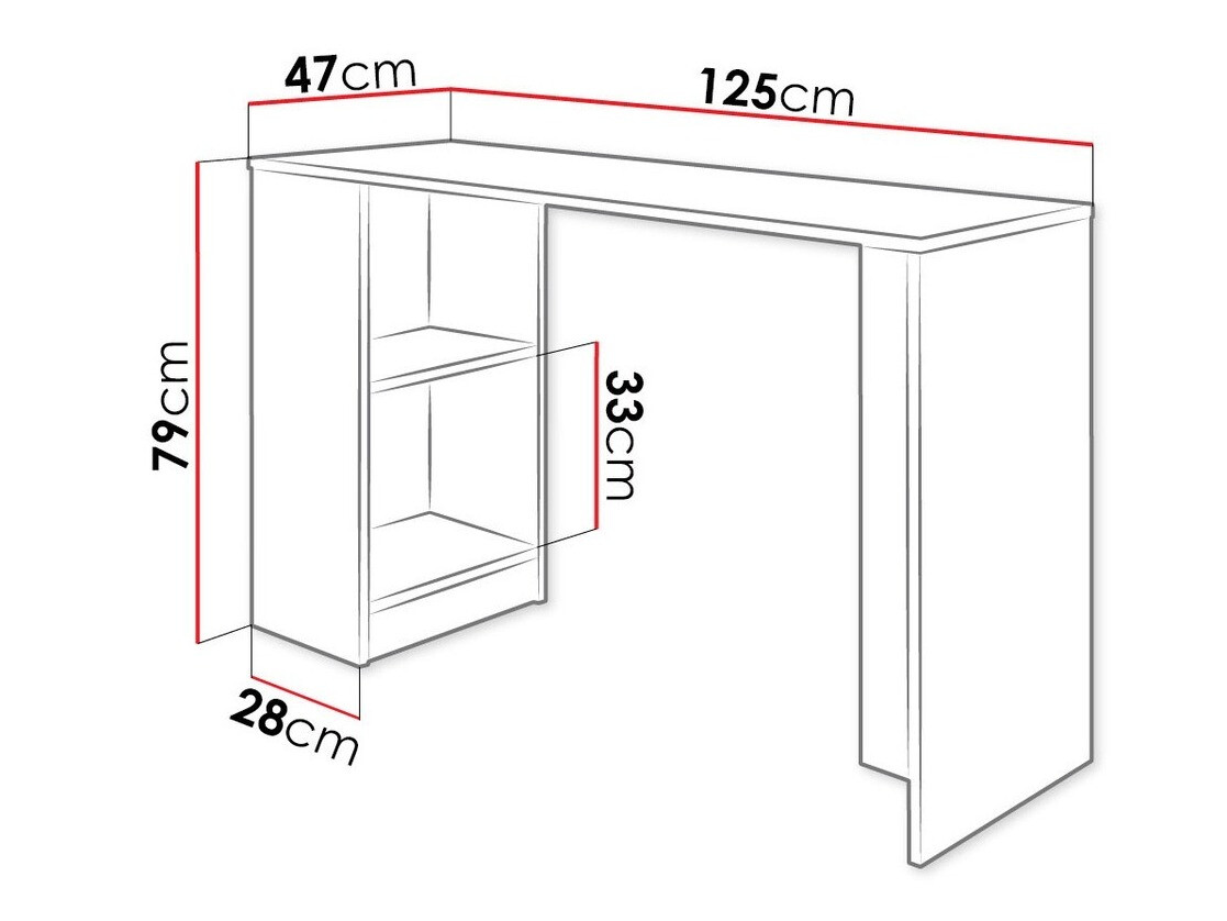 Bureau Dover 113 (Sonoma eik)