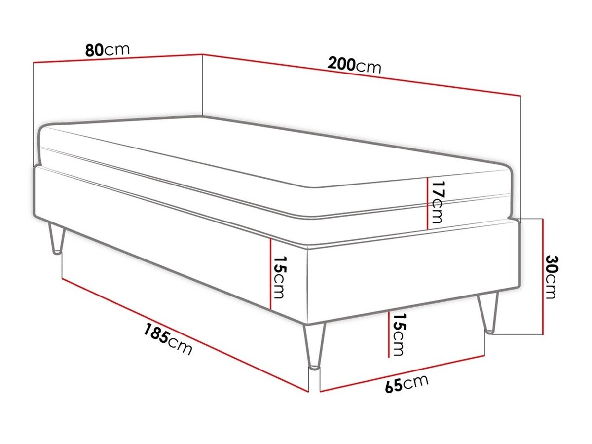 Boxspring Logan 108 (Manila 16)