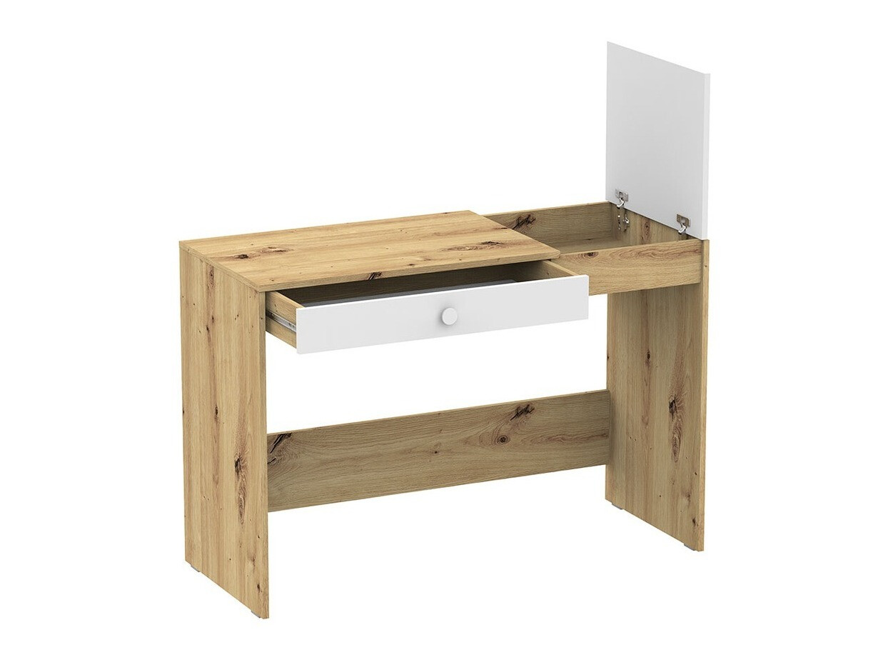 Bureau Almira 109 (Artisan eiken + Wit)