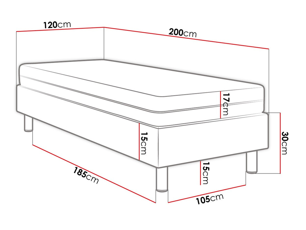Boxspring Logan 107 (Manila 09)