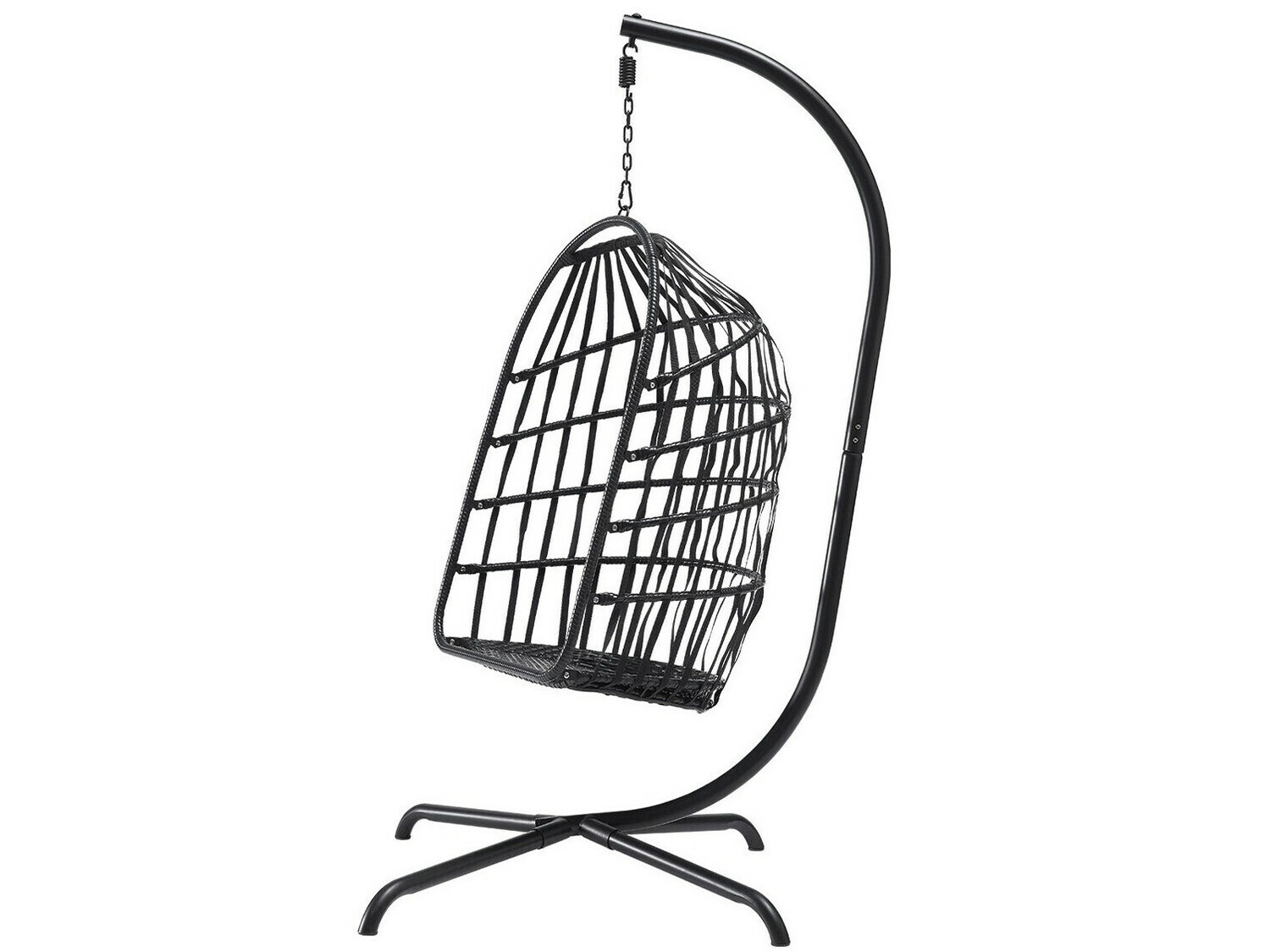 Hangende stoel Comfivo 316 (Zwart + Crème)