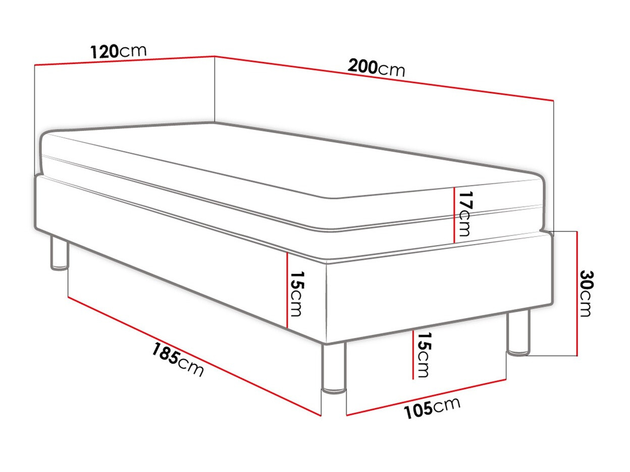 Boxspring Logan 106 (Manila 09)
