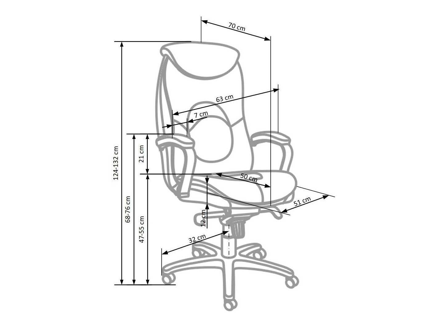 Bureaustoel Houston 394