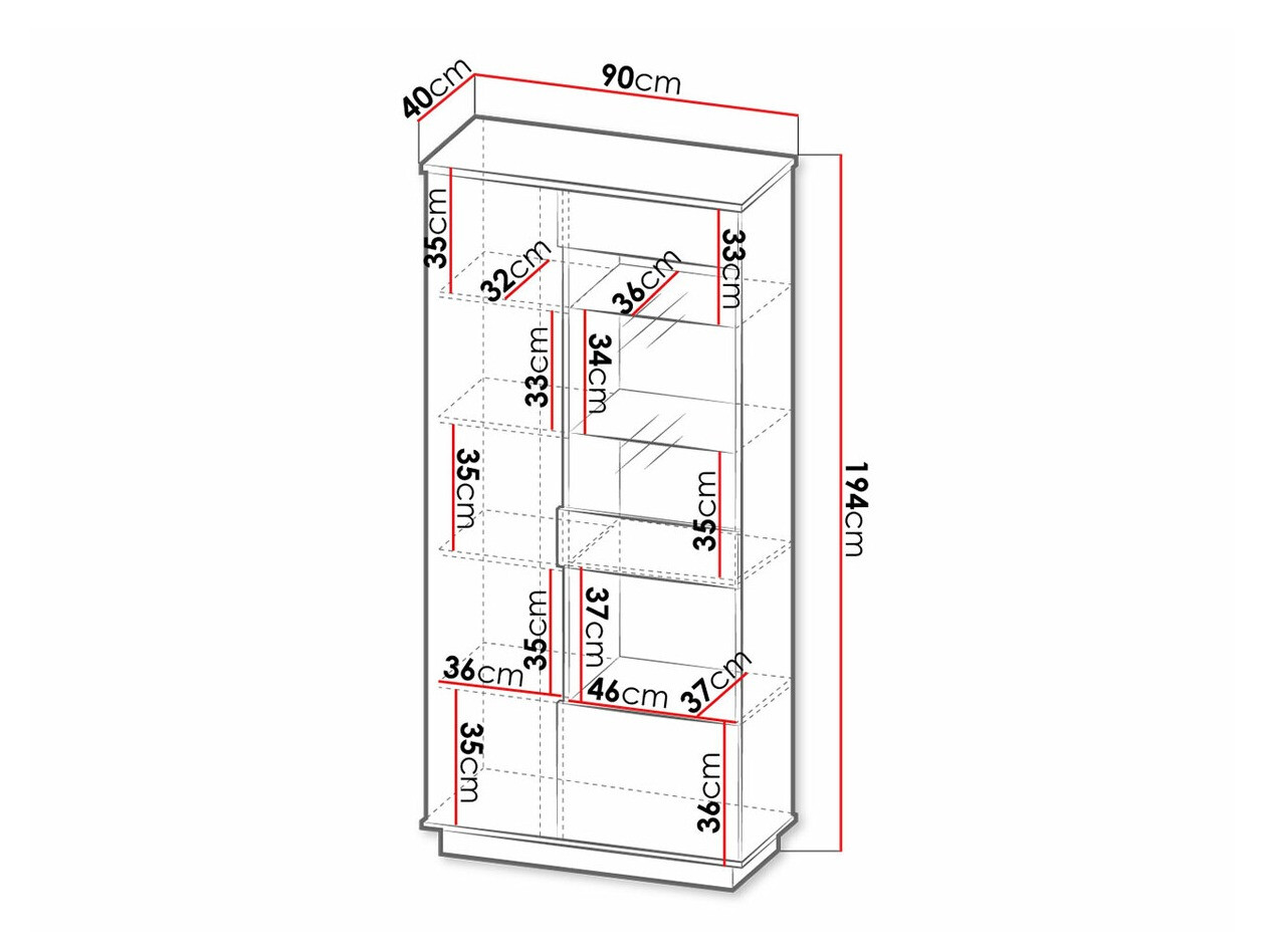 Boekenkast Tenodeu 102