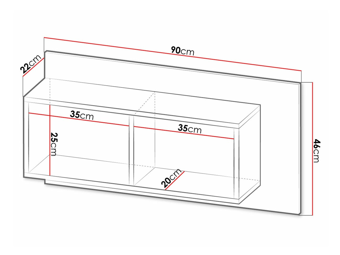 Wandplank Tenodeu 110