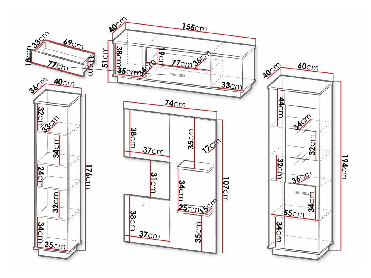 Woonkamerset Tenodeu 115