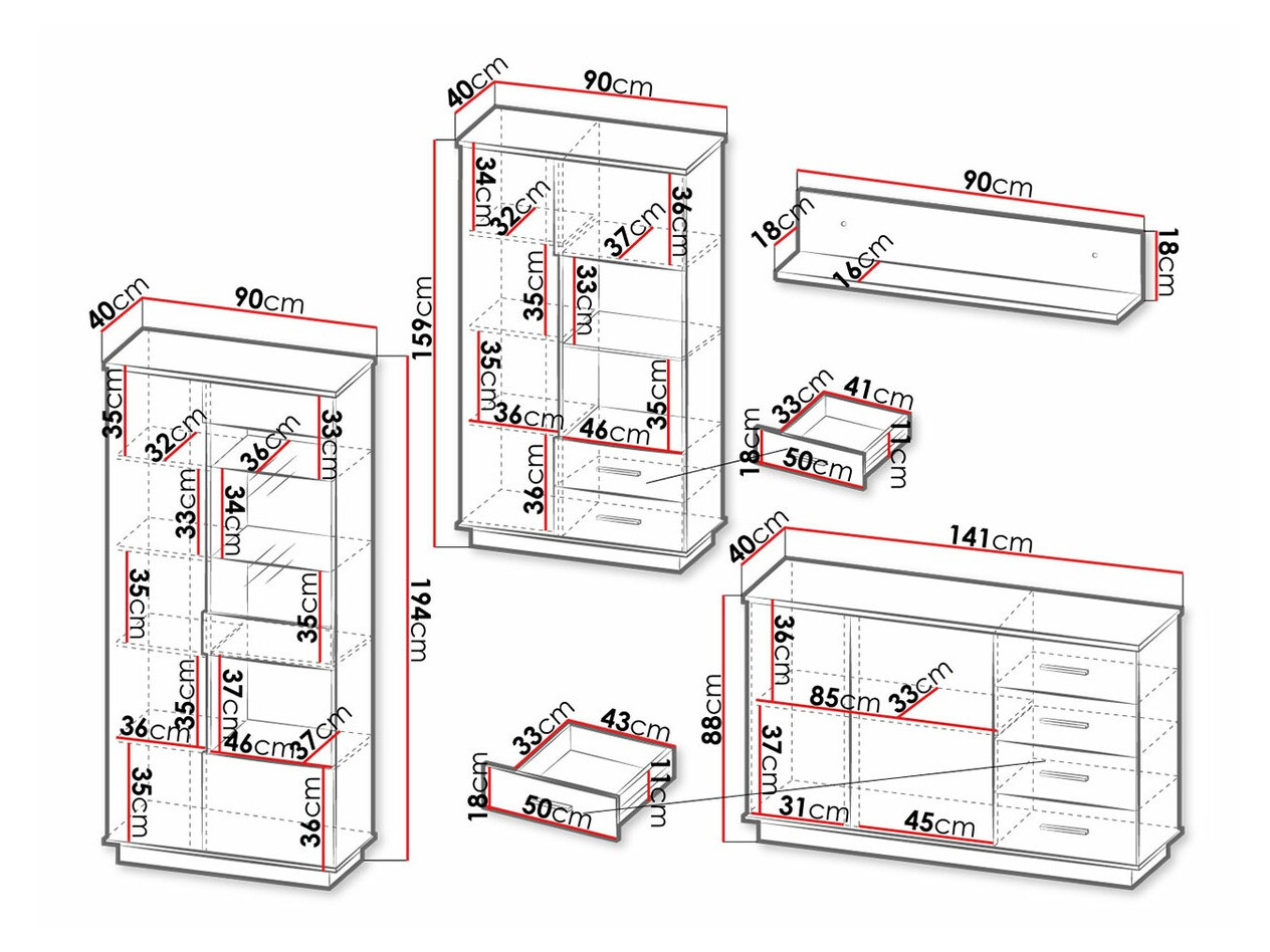 Woonkamerset Tenodeu 116