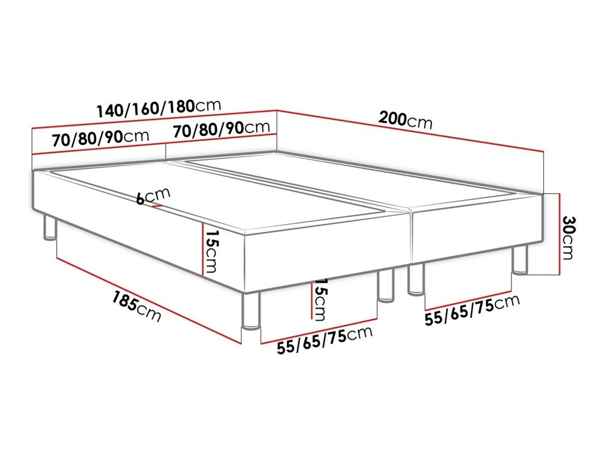 Boxspring Logan 101 (Manila 35)