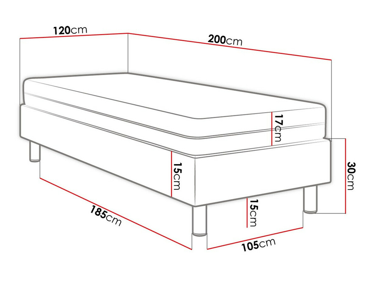 Boxspring Logan 101 (Soft 017)
