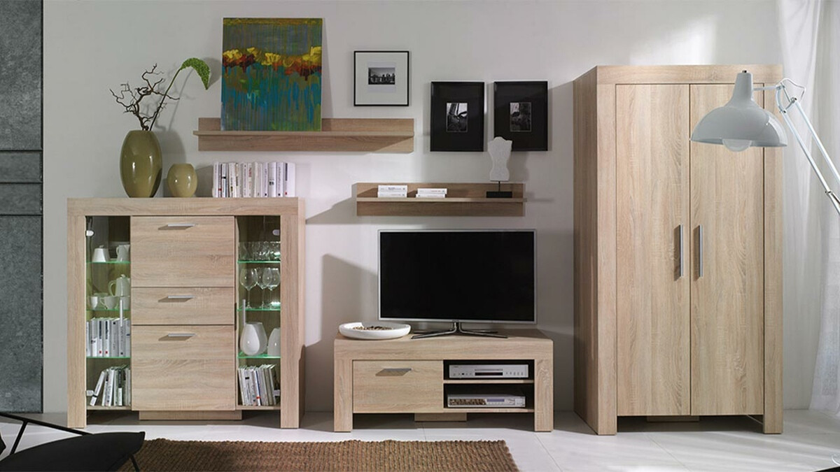 Kledingkast Melfeli 100 (Sonoma eik)