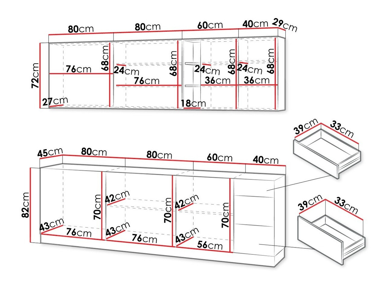 Keukenset Trenton 171
