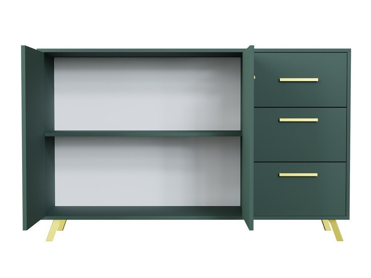 Ladekast Dortivu 118 (Groen + Gouden)