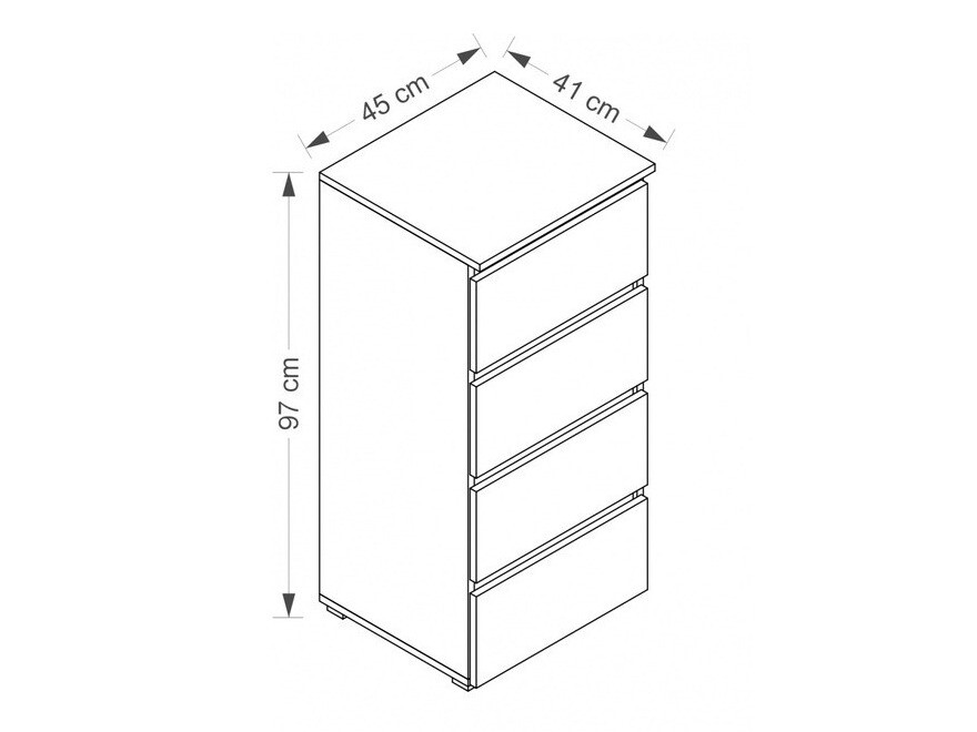 Ladekast Cirdora 106 (Riviera eiken)