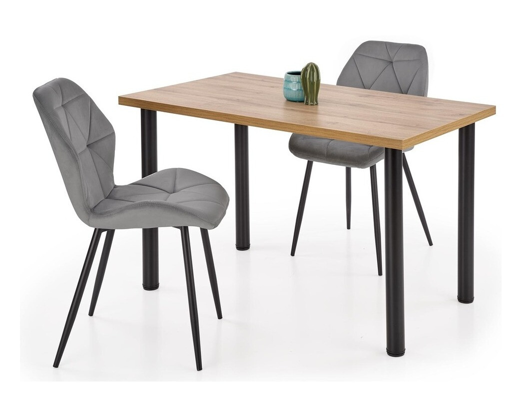 Tafel Houston 1061 (Wotan eik + Zwart)