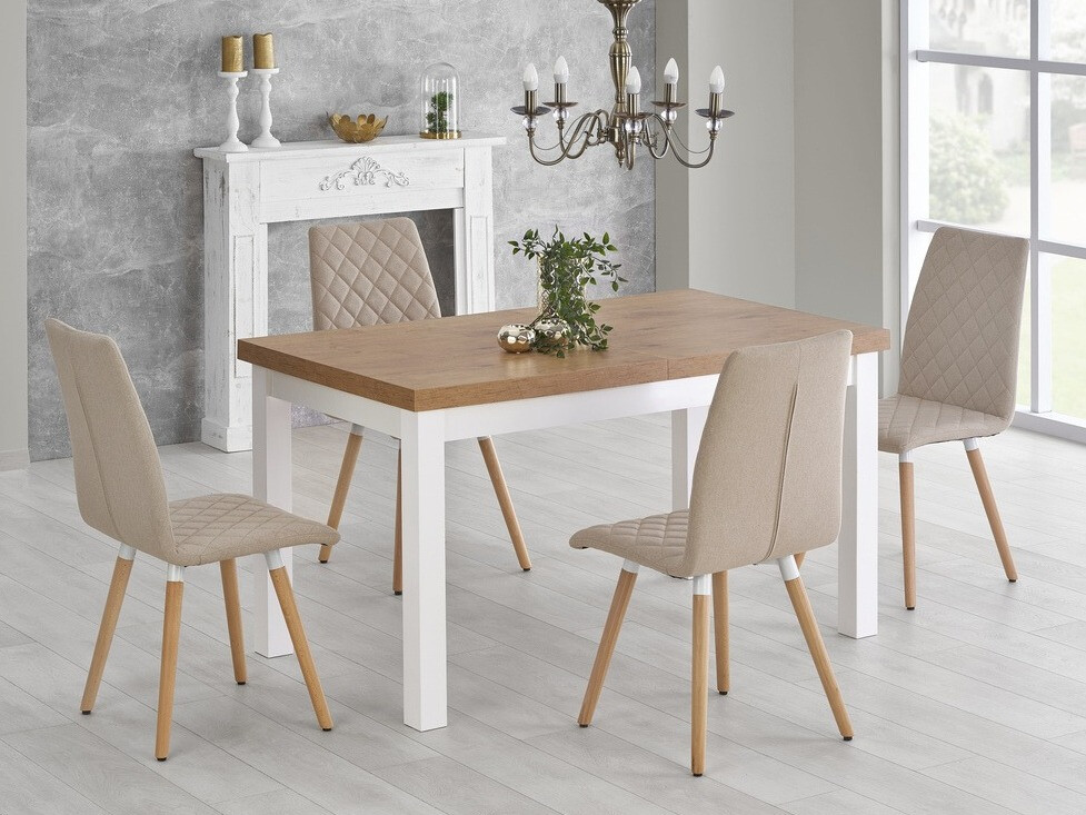 Tafel Houston 559 (Lancelot-eik + Wit)
