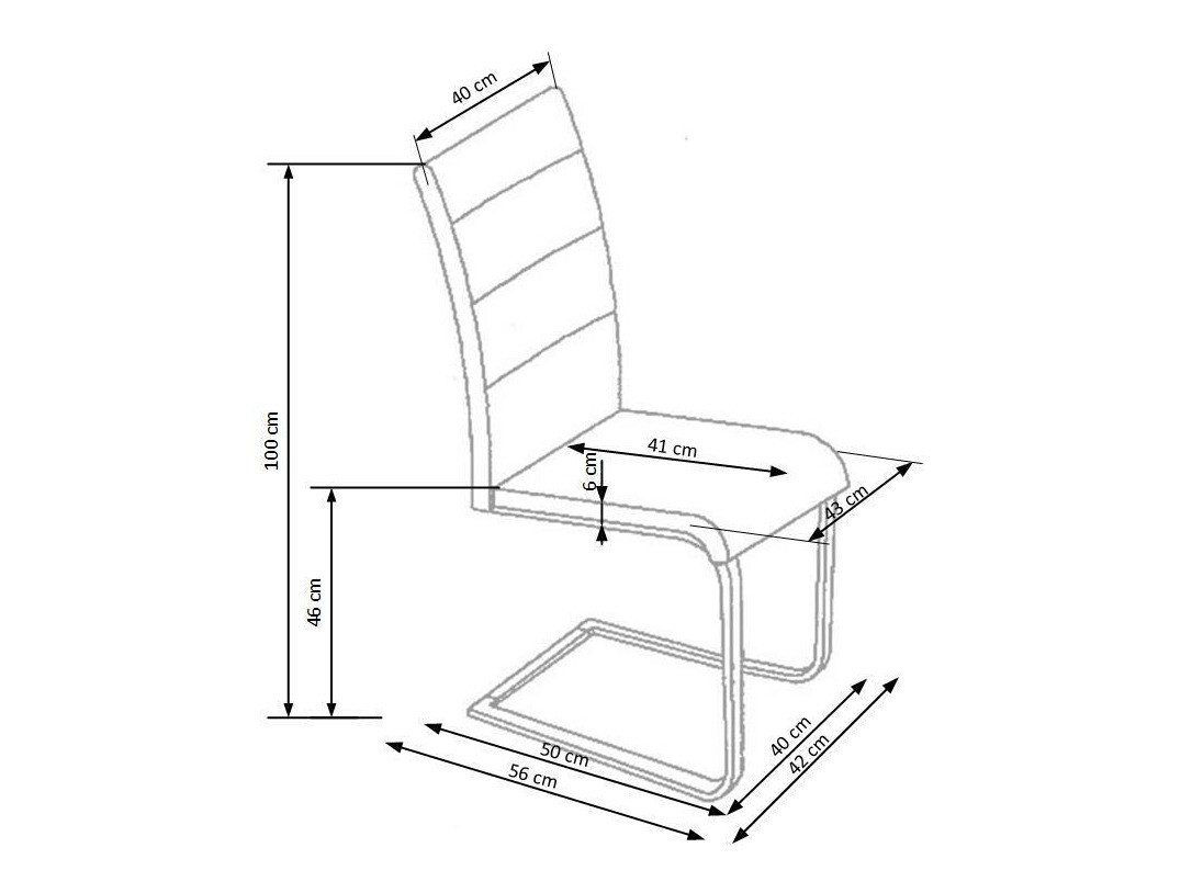 Stoel Houston 165 (Crème)
