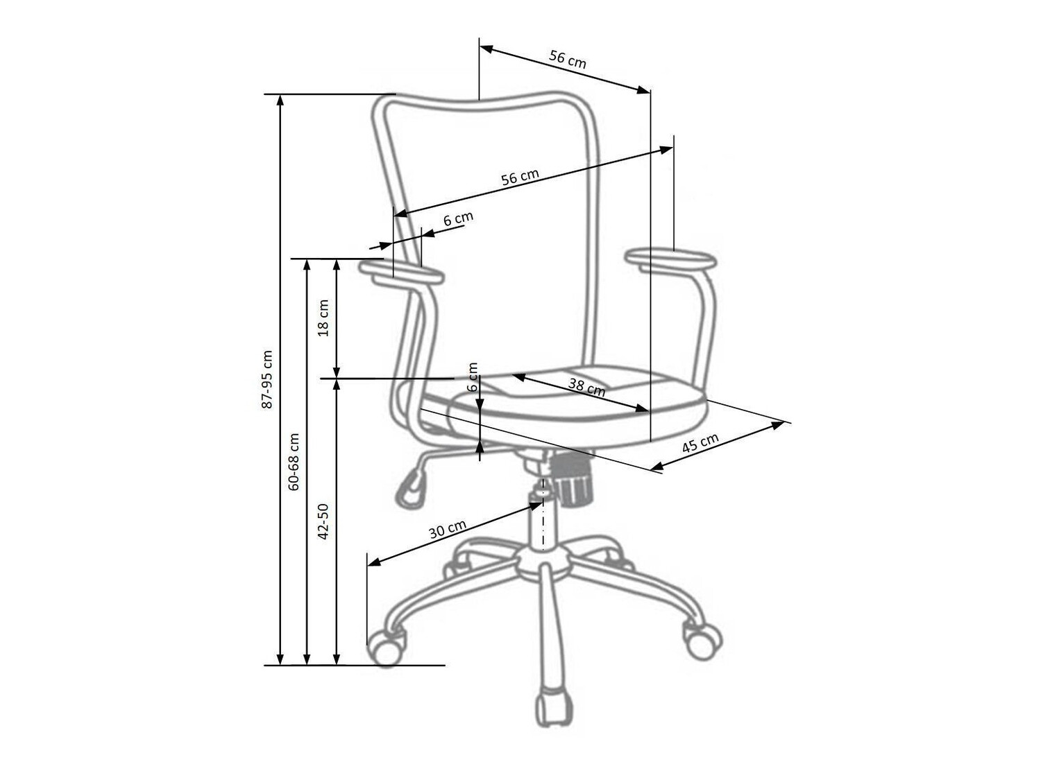 Kinderstoel Houston 207 (Roze + Grijs)