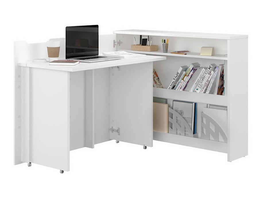 Hoekbureau Concept Pro Lenart (Wit + Glanzend wit)