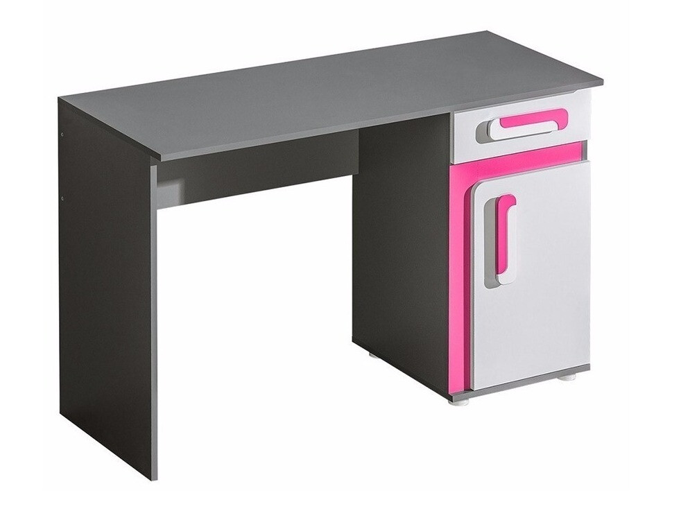 Bureau Levtala 109 (Antraciet + Wit + Roze)