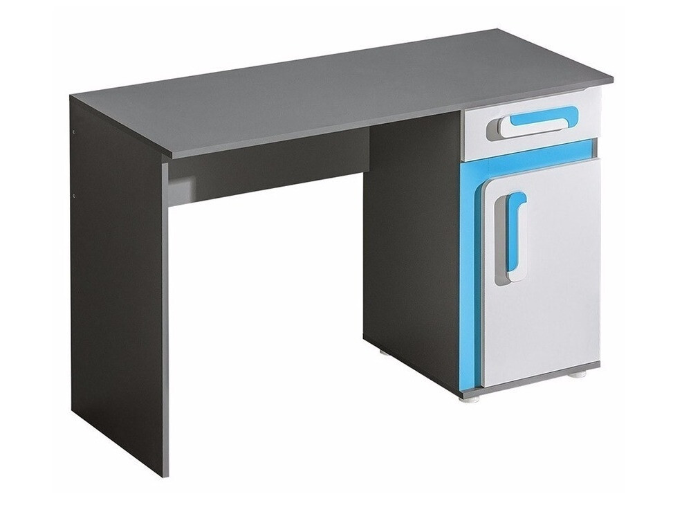 Bureau Levtala 109 (Antraciet + Wit + Turquoise)