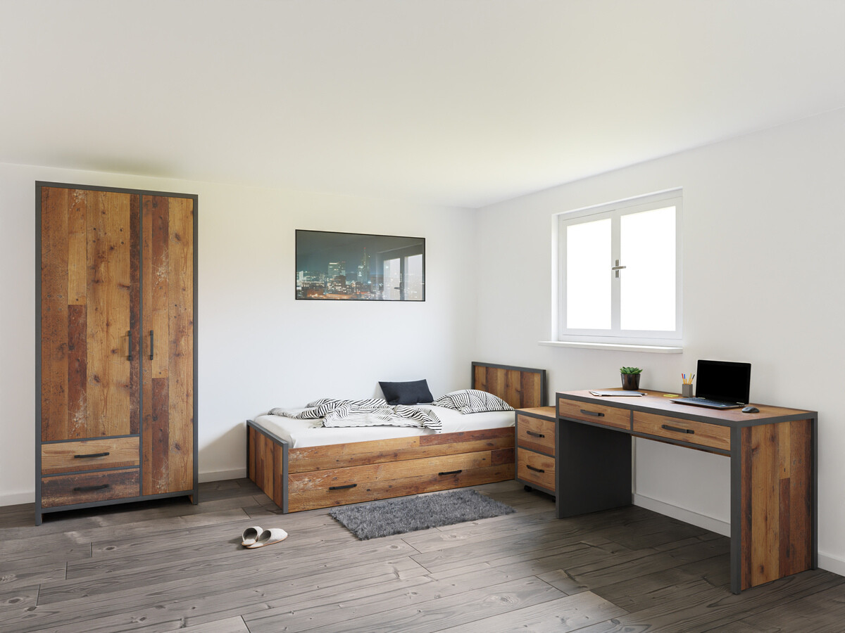 Meubelset Belsera 111 (Bruin + Matera grijs)