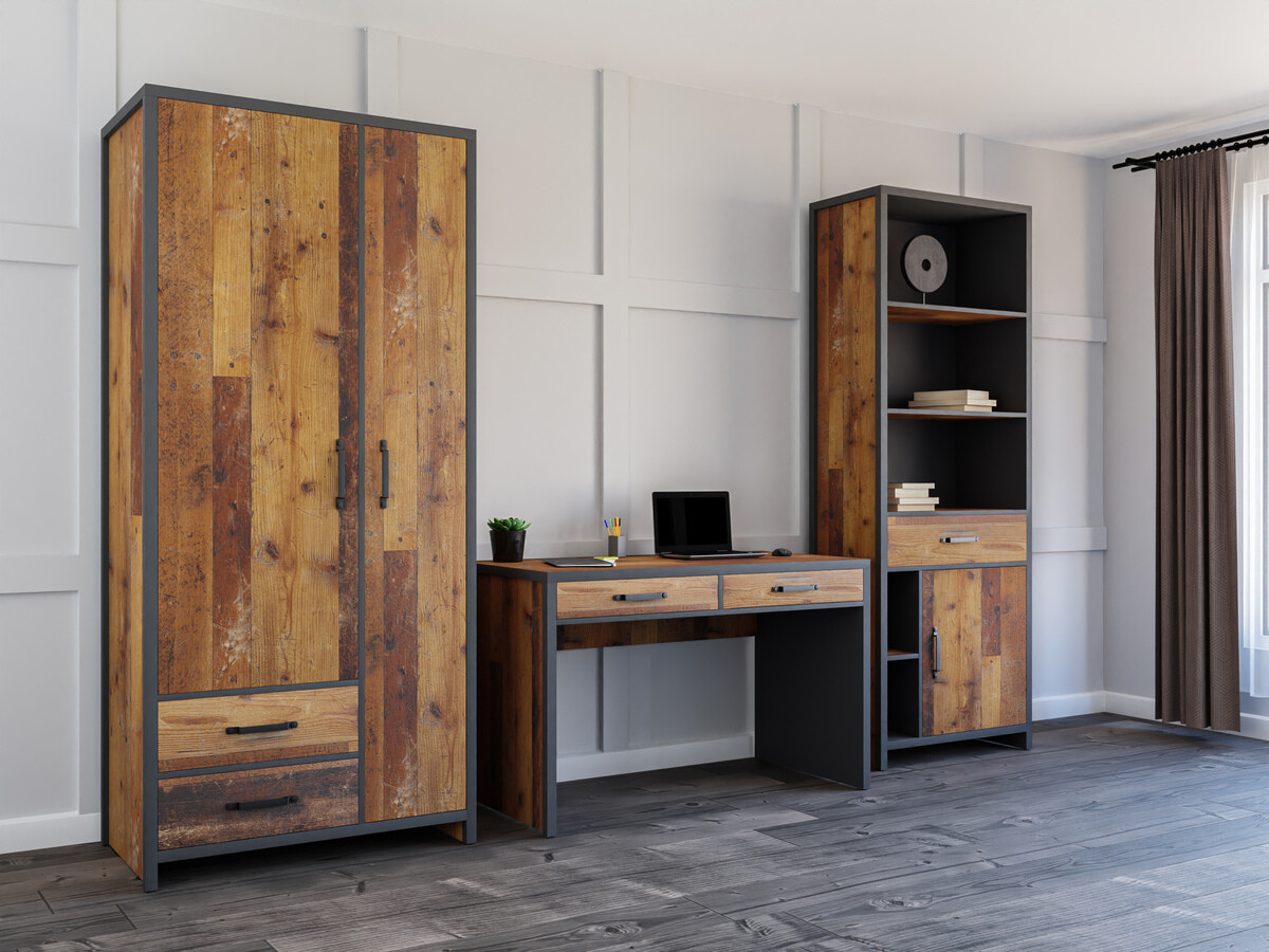 Thuiskantoorset Belsera 114 (Bruin + Matera grijs)