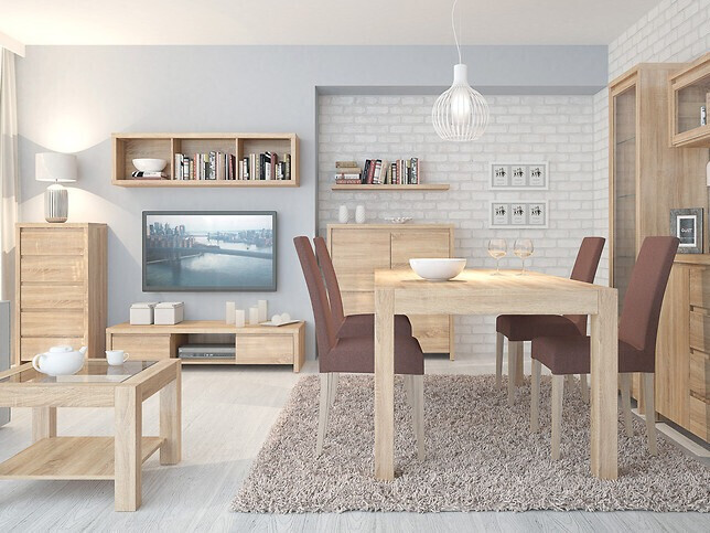 Ladekast Nolroma 126 (Sonoma eik)