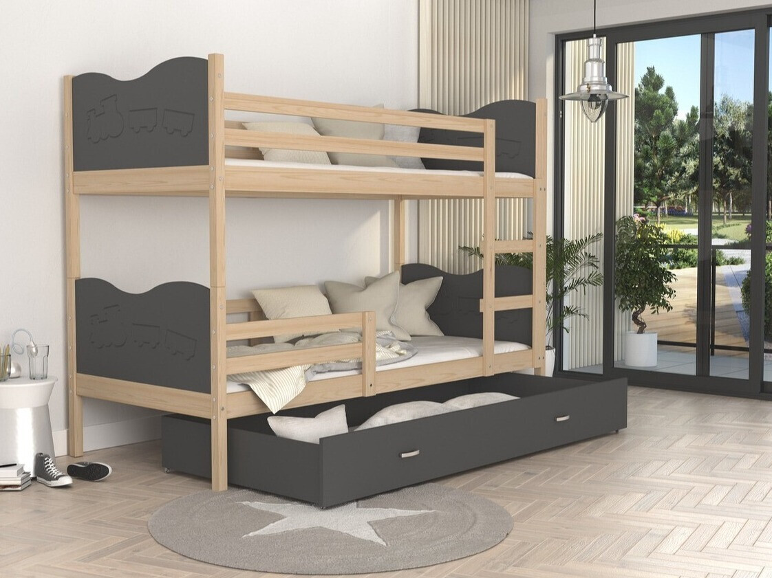 Stapelbed Aurora 110 (Grenen)