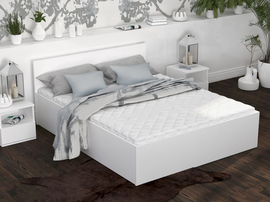 Bed Aurora 145 (Wit)