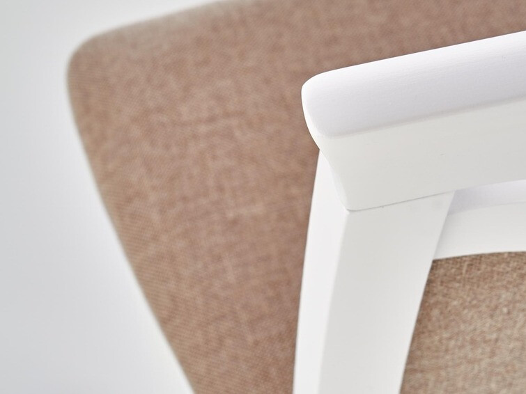 Stoel Houston 578 (Wit + Lichtbruin)