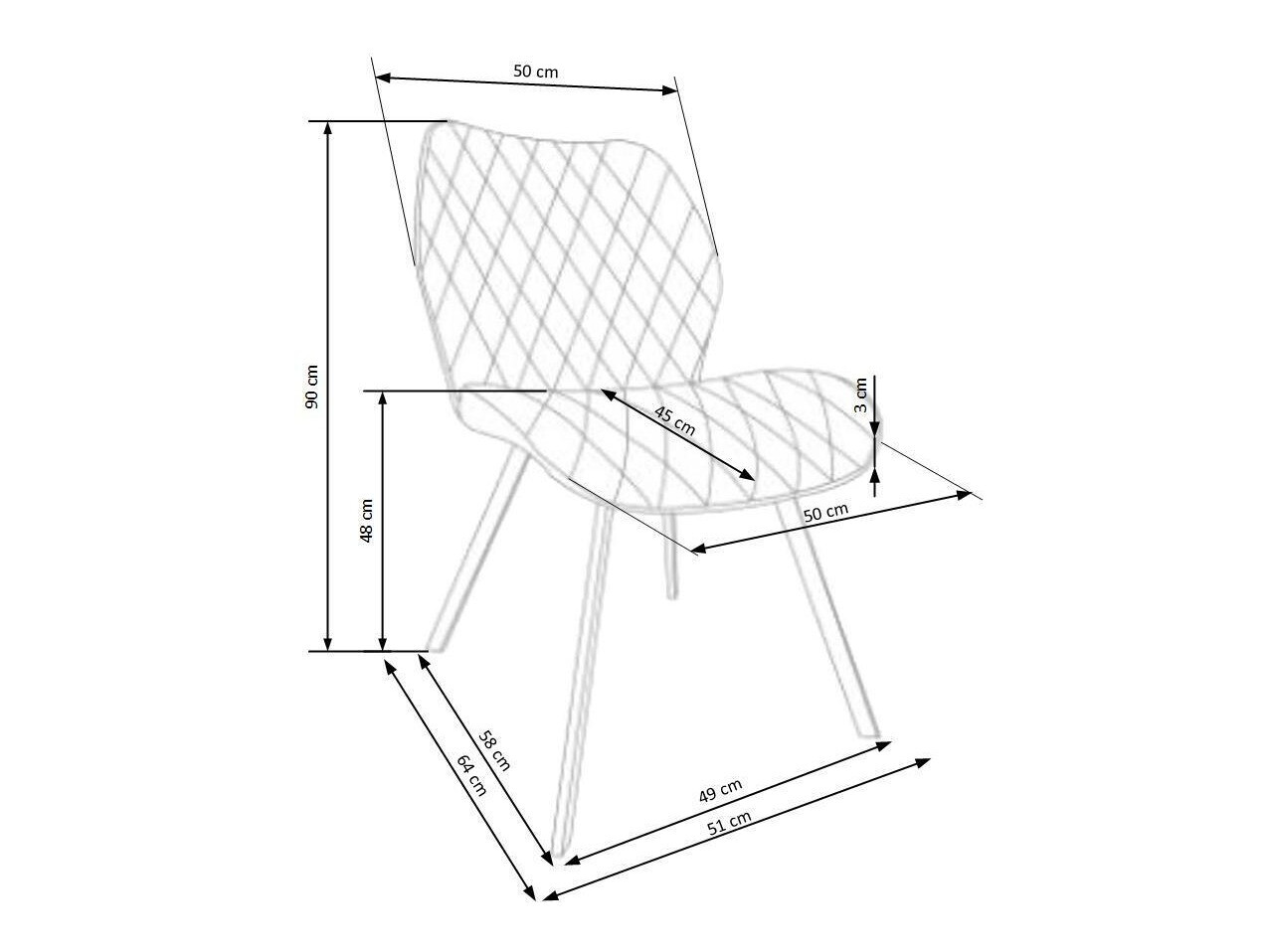 Stoel Houston 626 (Geel)