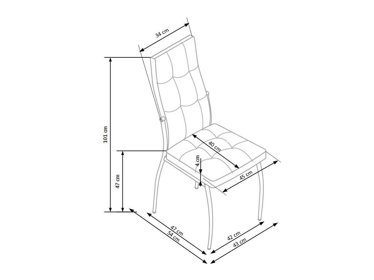 Stoel Houston 863 (Turquoise)