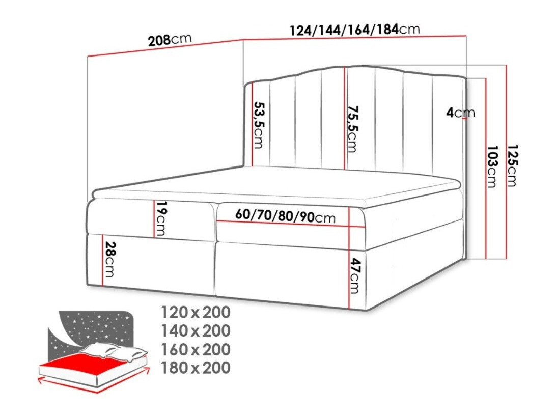 Boxspring Cantus (Casablanca 2313)