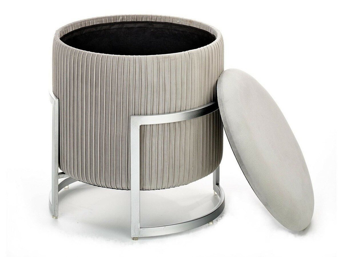 Poef Houston 1256 (Lichtgrijs)