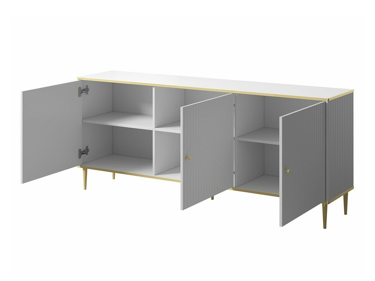 Dressoir Arces (Zwart + Gouden)