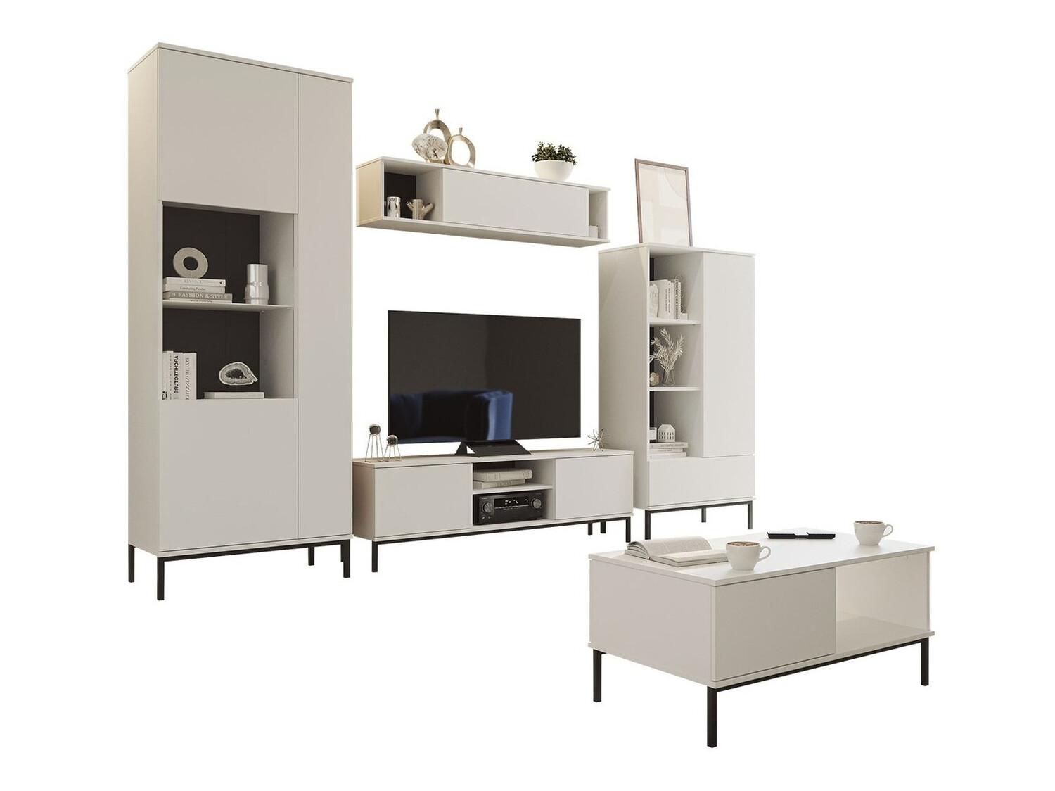 Woonkamerset Lomsore 108 (Wit)