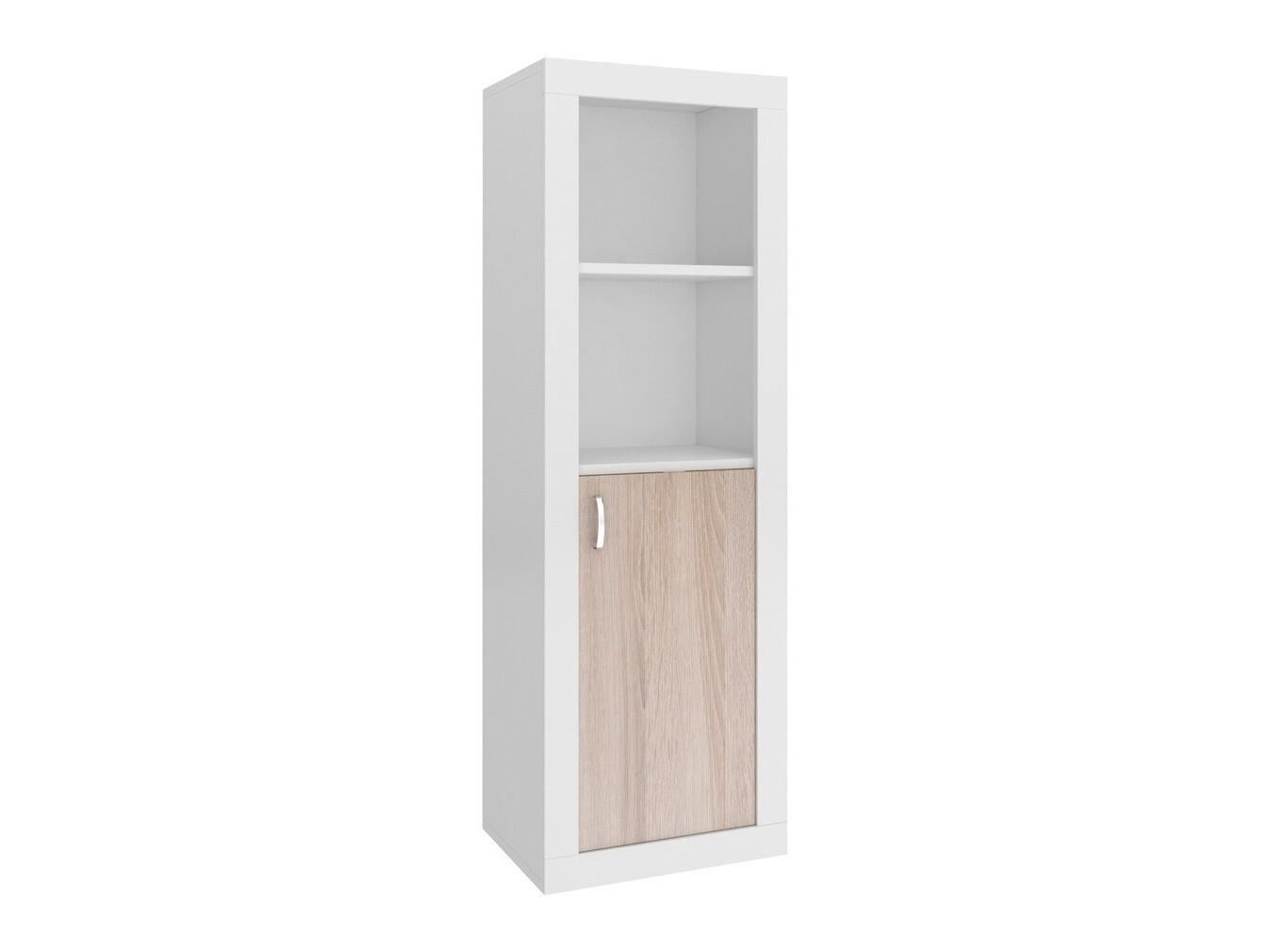 Boekenkast Tentive 105 (Wit + Sonoma eik)