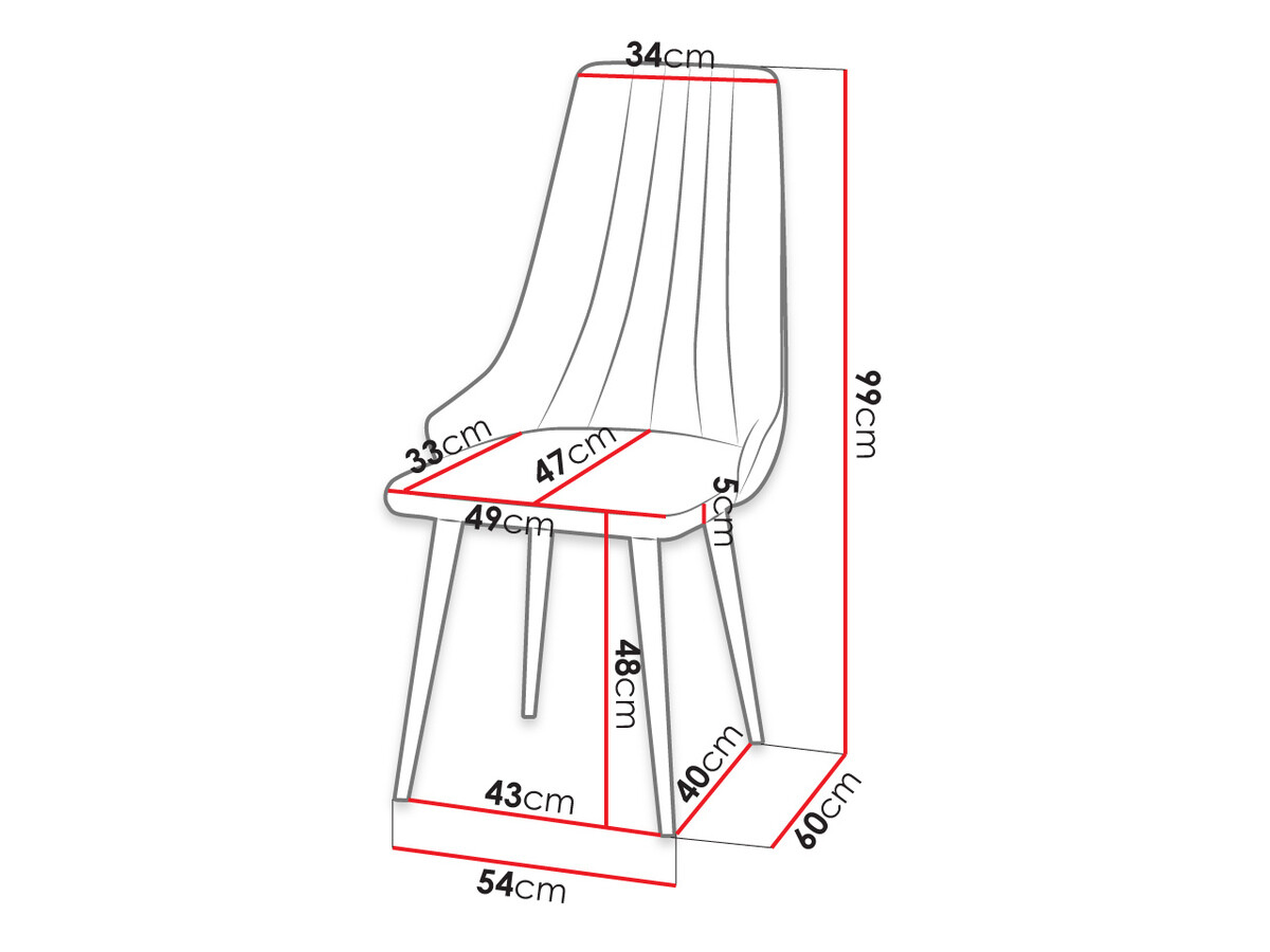 Stoel Racine 113 (Magic Velvet 2219)