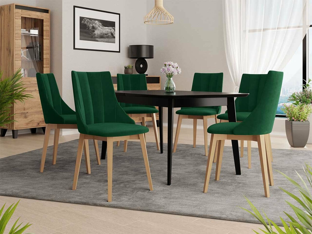 Stoel Racine 114 (Bruin + Magic Velvet 2225)