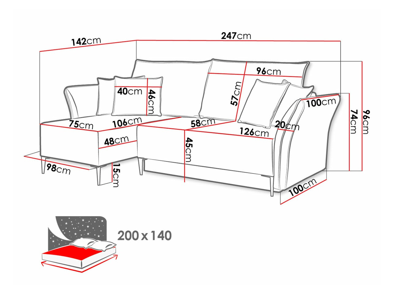Hoekbank Providence 146 (Terra 5)