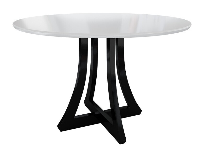Tafel Racine 121 (Glanzend wit + Zwart)
